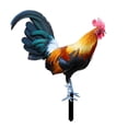 thumbnail image 5 of Dujiujun Rooster Stake Realistic Looking Weather-proof Sharp Tip Non-fading Vibrant Finish Mothers Day Yard Art Poultry Insert Sign Home Supply, 5 of 8