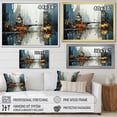 thumbnail image 4 of Designart "City Utopia I" Abstract Collages Floater Framed Canvas Print, 4 of 7