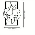 thumbnail image 6 of Black Wall Decor Metal wall art deco creative interior decoration wrought iron silhouette, 6 of 10