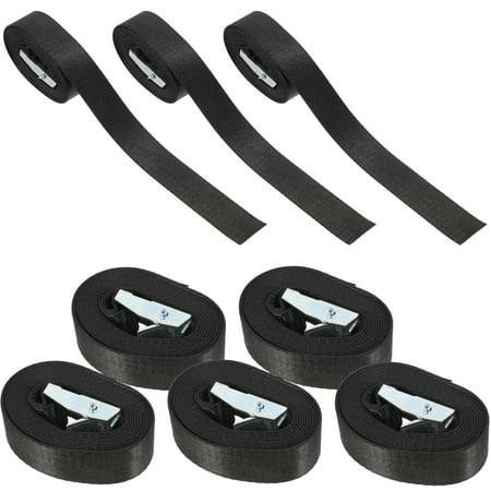 

8 Pcs Kayak Buckle Tie down Straps Heavy Duty Cam Outdoor Cord Hooks for Trucks Cargo