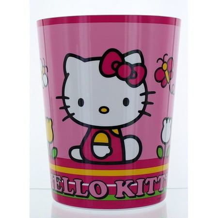 Sanrio Hello Kitty Wastebasket - Garbage Can - Walmart.com