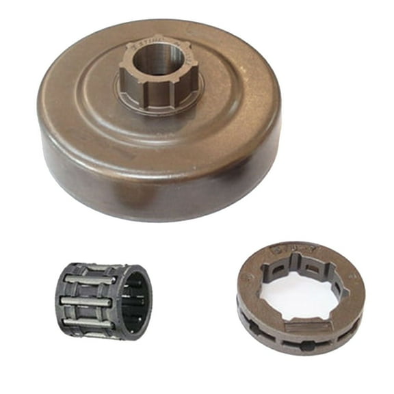 Rim And Clutch Drum Kit For Sthil Chainsaws 034 034AV 036 MS340 MS360 3/8 063 7 Tooth Garden Tools Accessories