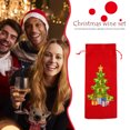 thumbnail image 4 of Cuadros Decorativos Kit de fundas para botellas de vino de Navidad con pintura de diamantes, bolsas de champán con diamantes de imitación Ehuebsd Nuevos Originales, 4 of 8