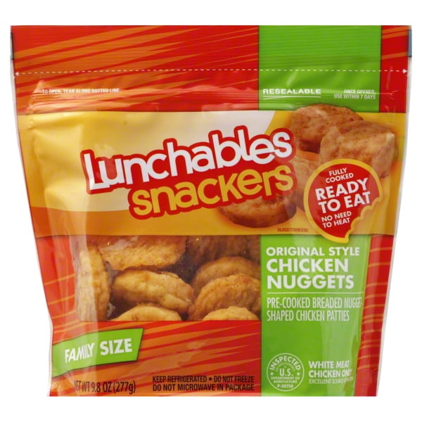 Oscar Mayer Lunchables Snackers Original Style Chicken Nuggets, 9.8 Oz