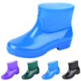 thumbnail image 2 of AUDeals Men's Short Rubber Rain Boots Waterproof Non Slip Mid Calf Mud Shoes Garden Work Outdoor Boots, 2 of 7