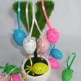 thumbnail image 2 of 18Pcs Easter Eggs Plastic Fake Egg Decoration Fake Eggshell Decorative Simulation Hanging Ornament Toy Party Prop, PP Bag Packaging, 2 of 9