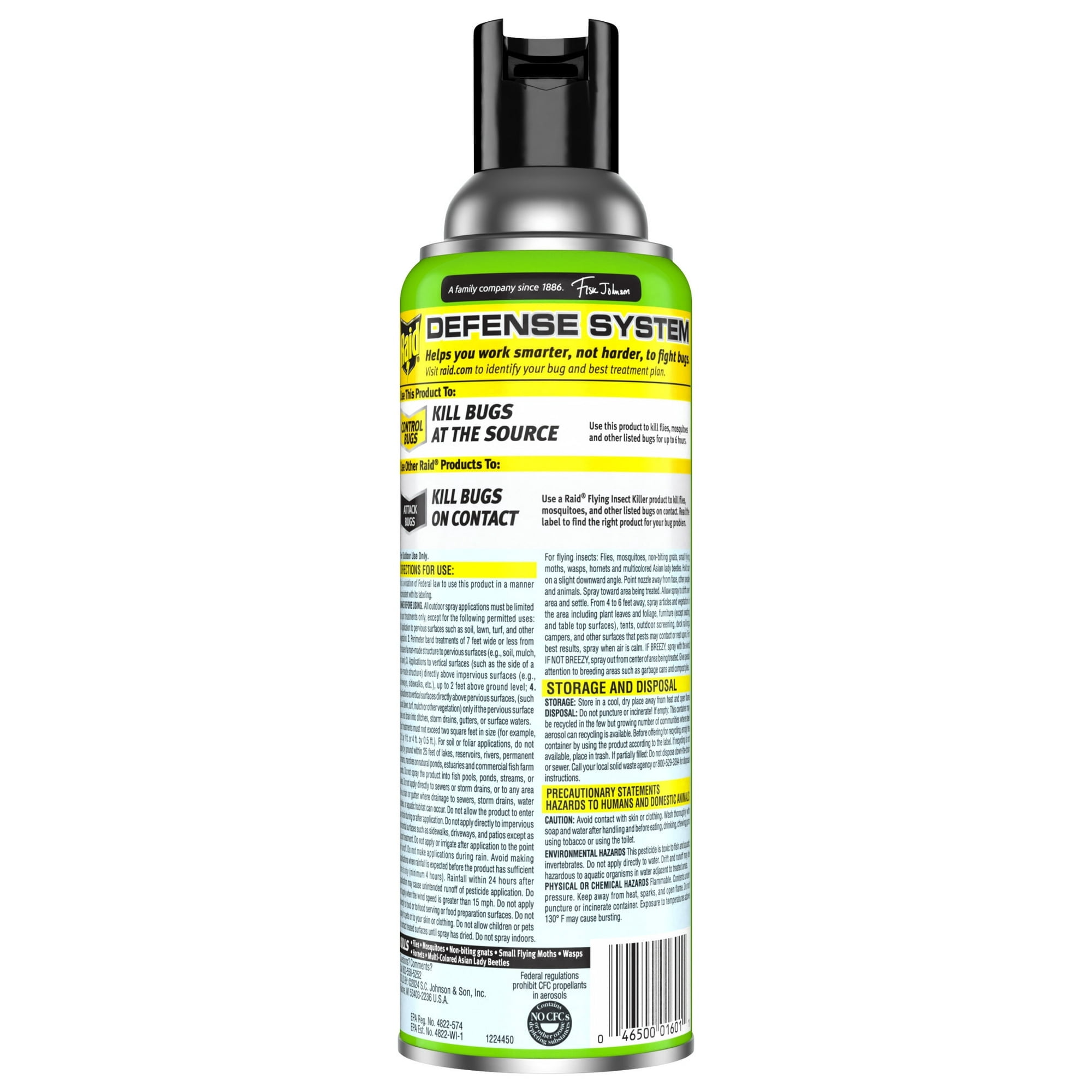 Raid Yard Guard Mosquito Fogger 16 OZ (Pack - 6)