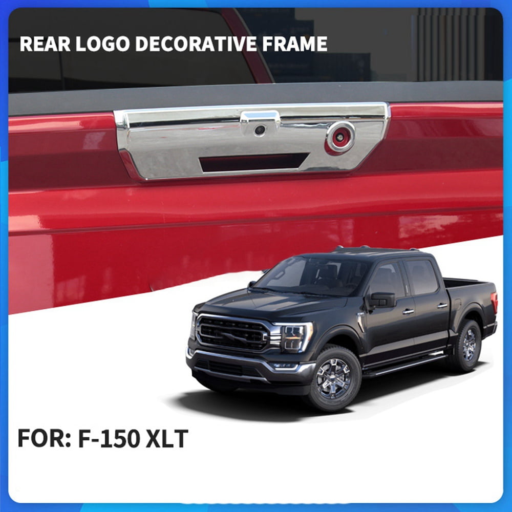 Deoxygene Car Bright Carbon Fiber Tailgate Door Handle Cover Decorative  Trim Rear Door Handle Cover for Ford F150 2021 2022 - Walmart.com