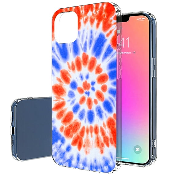 TalkingCase Slim Phone Case Compatible for Apple iPhone 14 Pro Max, Tie Dye Swirl Print, Lightweight, Flexible, Soft, Printed in USA