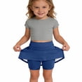 thumbnail image 5 of Coerni Girls' 2-in-1 Flowy Shorts Skirt Athletic Dance Running Skorts Culottes Tennis Yoga Sweatpants Trendy Sport Cartwheel Shorts, 5 of 5