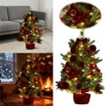 thumbnail image 2 of SIfdSeng Get it Fast Decorated Mini 60Cm/17.72Inch Tabletop with Red Festive for Home Kitchen (Red Theme), 2 of 5