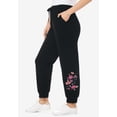 thumbnail image 3 of Woman Within Plus Size Petite Better-Fleece Pull-On Jogger Sweatpants, 3 of 6