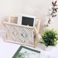 thumbnail image 5 of Magazine Rack,Wooden Magazine Rack Storage Basket,Small Newspaper Rack Baskets, 5 of 5
