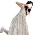 thumbnail image 3 of Vestido floral lencero,Vestido floral para mujeres y niñas, vestido floral para mujeres, vestido diseñado para profesionales, 3 of 8