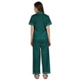 thumbnail image 4 of Inkmeso Ensemble de Pyjama en Coton pour Femmes Manches Courtes Classiques 2 Pcs Chemise & Pyjama Loungewear, 4 of 7