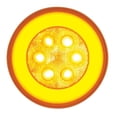 thumbnail image 3 of (2) " Halo " Clear Amber 21 LED 4" Round Trailer Marker Turn Signal Light Kits, 3 of 3