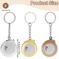 thumbnail image 3 of 2m Tape Measure With Keychain - Portable Pocket Retractable Measuring Tape - Small Soft Tape Measure for Body Tailor Sewing Craft - 1 Pack, 3 of 6