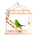 thumbnail image 2 of POCREATION Hanging Ladder, Wood Material Fadeless Safe For Home, 2 of 8
