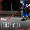 thumbnail image 4 of Franklin Sports Junior Ice Hockey Stick - Ripper Right Handed Ice Kids Hockey Stick - 55" Inch Junior Composite Hockey Stick for Youth Hockey - 50 Flex + Textured Grip Ice Hockey Stick - Righty, 4 of 12