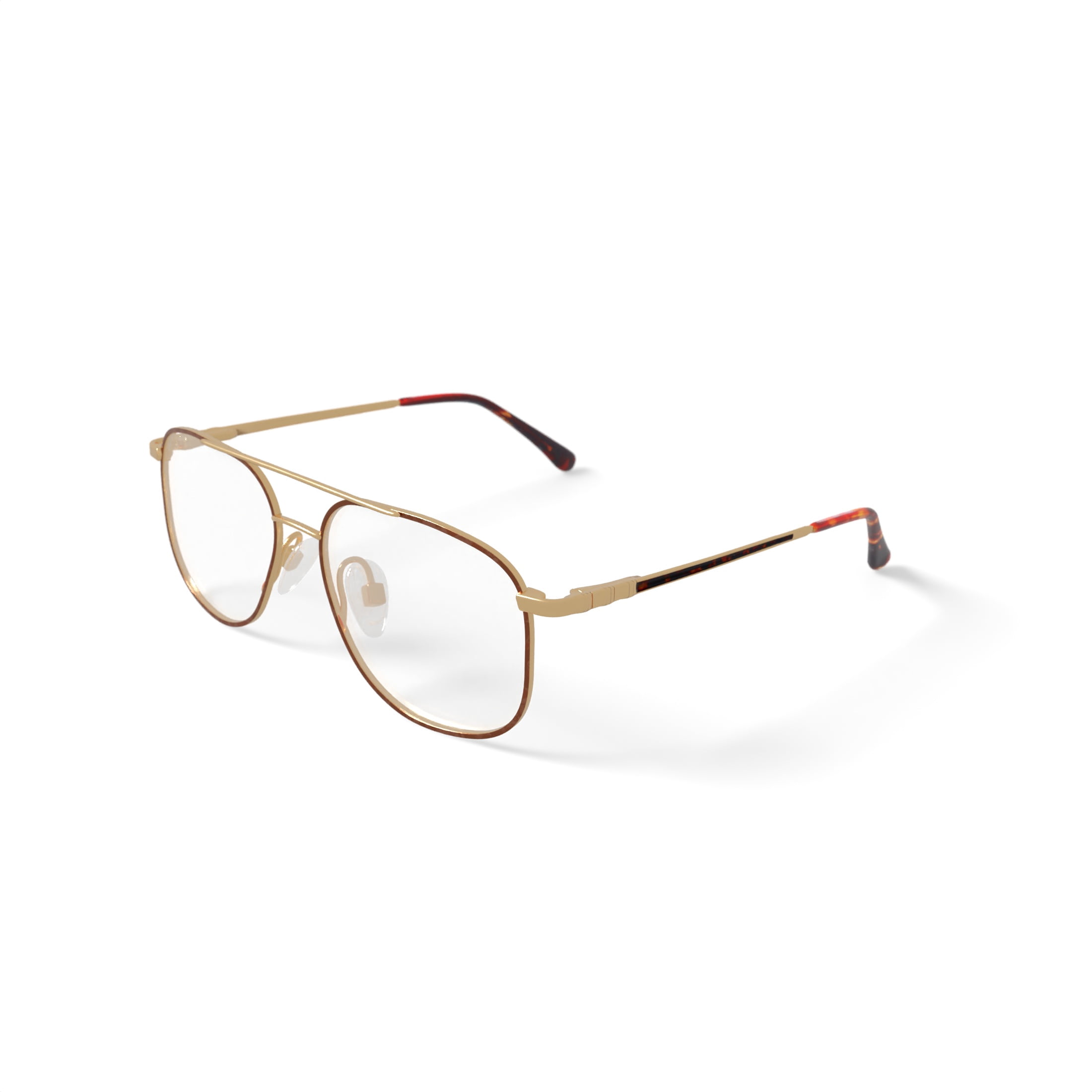 Stetson Men's ST143 Square Prescription Eyeglasses with Case, Tortoise