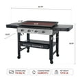 thumbnail image 4 of Royal Gourmet GB4007 34-inch 4-burner Propane Gas Griddle, Griddle with Collapsible Side Shelves and Front Basket, 4 of 12