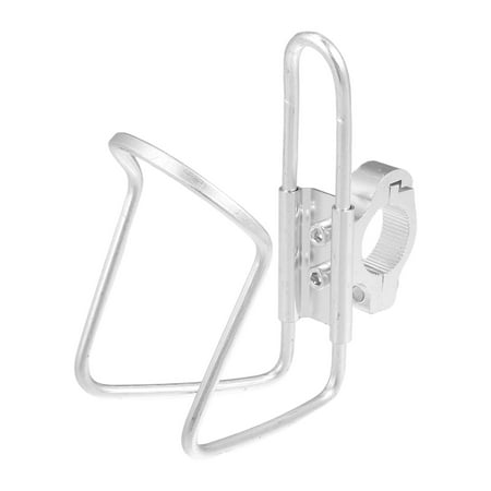 Unique Bargains Motorcycle Sport Bike Silver Tone Stand Bottle Cup Holder Mug Cage