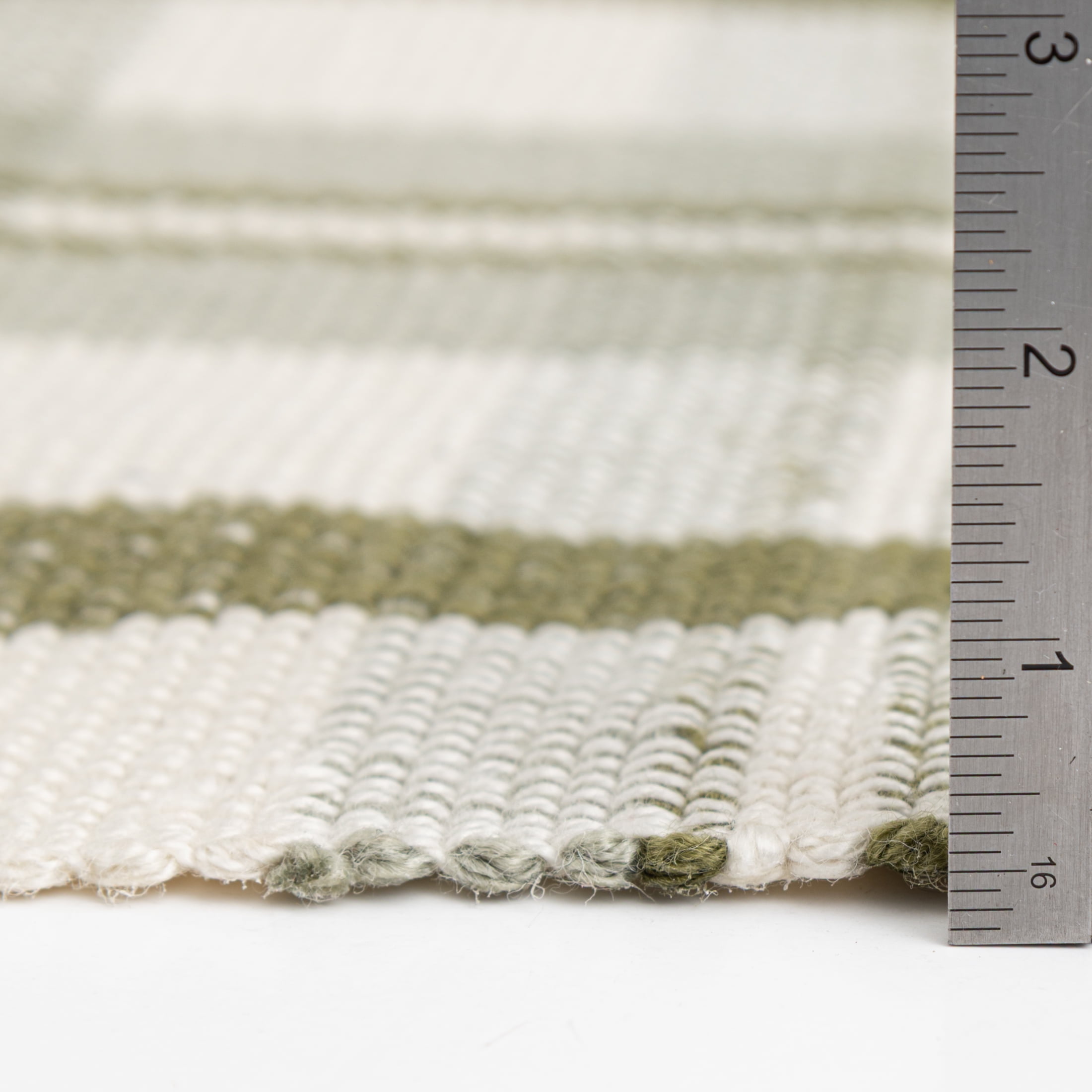 Mainstays Green Plaid Outdoor Layering Rug, 24"x36"