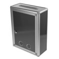 thumbnail image 4 of Milisten 1Set Aluminum Alloy Wall Mounted Post Boxes for Commercial and Business Use 12.8X9.6X4.3in, 4 of 8