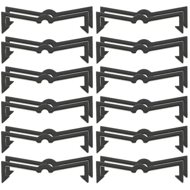 50 Uds. De ganchos de plástico para tablero perforado, ganchos para tablero perforado, Clips seguros, accesorios de gancho para tablero