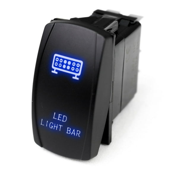 RACESPORT LT LJ10B Led Rocker Switch W/ Blue Led Radia