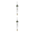thumbnail image 2 of Justharion Small Wind Chimes Thoughtful Gift For Special Occasions Wind Chime Pendant Unique Style Materials green（roundwood） 2Set, 2 of 6