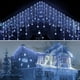 thumbnail image 2 of Guirnalda de luces navideñas para exteriores, 2025 luces LED, 20 m, 864 LED, enchufe UE/EE. UU., resistente al agua, IP44, Año Nuevo, 2 of 5