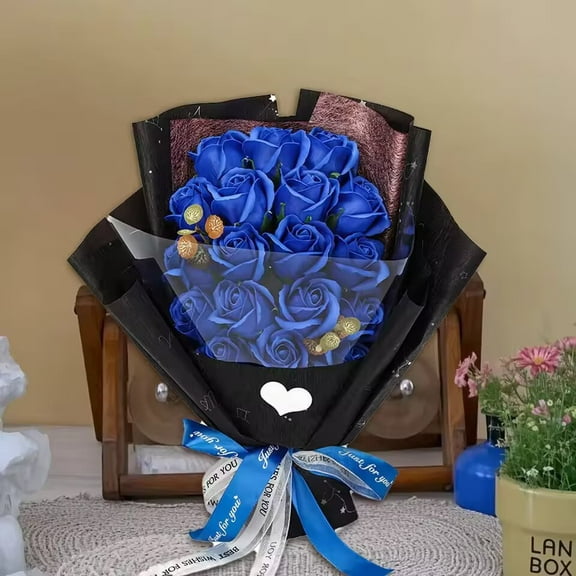 Pakyozj Preserved Red Rose Bouquet – Real Long-Lasting Flowers Gift for Wife, Girlfriend, Mom – Romantic Anniversary, Birthday, Graduation Gifts for Her