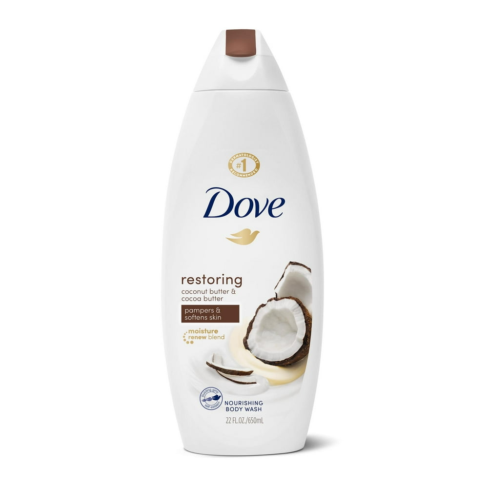 Dove Restoring Body Wash Coconut Butter and Cocoa Butter 22 fl. Oz