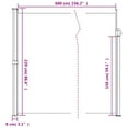 thumbnail image 2 of vidaXL Retractable Side Awning Sun Shade Privacy Screen Outdoor Patio Garden, 2 of 9