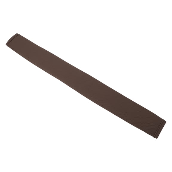 Unique Bargains Brown Seat Belt Cover Pad Pana Leather 19.69inch Seatbelt Strap Cushion Shoulder Padding 1 Pcs