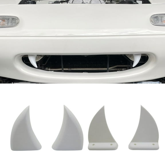Spooky Car Vampire Teeth Bumper Decor - Universal Halloween Accessories for Auto Front Grille Scary Decoration, Easy Install Halloween Car Fangs