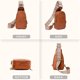 thumbnail image 4 of Bolsos bandolera de PU para mujer, riñonera cruzada, bolsos de pecho con correa para niña, para senderismo y correr, 23*13*7cm, 4 of 7
