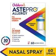 Children's Astepro Allergy Medicine, Steroid Free Antihistamine Nasal Spray, 60 Metered Sprays