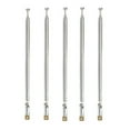 thumbnail image 1 of 5 Pcs Antenne Télescopique à 4 Sections Antenne Radio pour Radio Télé Longueur 60 cm, 1 of 6