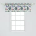 thumbnail image 2 of Ambesonne Deer Window Valance, Pine Trees Winter Season, 54" X 18", Multicolor, 2 of 3