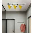 thumbnail image 7 of FSLiving Adjustable Angle H-Type Track Pendangt Light,E26 Matte Black Base with Yellow Metal Shade,Remote Control Dimmable Color Changing Timing Lamp for Home Kitchen Farmhouse,Customizable - 1 Light, 7 of 7