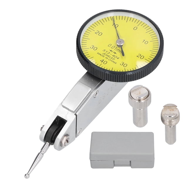 Dial Indicator Waterproof Dial Test Indicators 13in Diameter Dovetail Mounting 0-08mm for Precise Equipment Measuring ANGGREK Otros