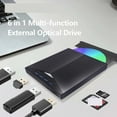 thumbnail image 2 of DVD External Drive USB3.0 CD Reader Player Multi-Function DVD Burner Recorder Optical Disk Drives ,Plug and Play, 2 of 7