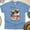 CarolinaBlue, variant on Funny Pug Shirt | Pugs and Kisses Graphic Tee for Dog Lovers, Azalea, Size 3XL