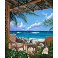 thumbnail image 2 of Westmoreland, Scott 15x17 White Modern Wood Framed Museum Art Print Titled - Paradise Porch, 2 of 4
