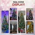 thumbnail image 6 of Yexmas 9ft Pre-Lit Green Christmas Tree, 11 Modes Colored LED Lights, Artificial Xmas Tree with Large Storage Bag, 6 of 12