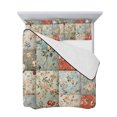 thumbnail image 7 of Elegant Spring Floral Twin XL Size Down Alternative Comforter, Lightweight Comforter Quilt Bedding Set with Pillow Shams Summer Botanical Farmhouse All Seasons Bed Comforter Duvet Insert 68"x98", 7 of 7