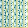 thumbnail image 1 of Modern Sofa Upholstery Fabric by the Yard, Geometric Illustration Placed Vertically on a Plain Background, Decorative Fabric for DIY and Home Accents, Avocado Green Sea Blue by Ambesonne, 1 of 4