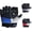 Blue, variant on Sailing Gloves Yachting Dinghy Rope Fishing Tool Short Finger Glove (Black/Grey, L)